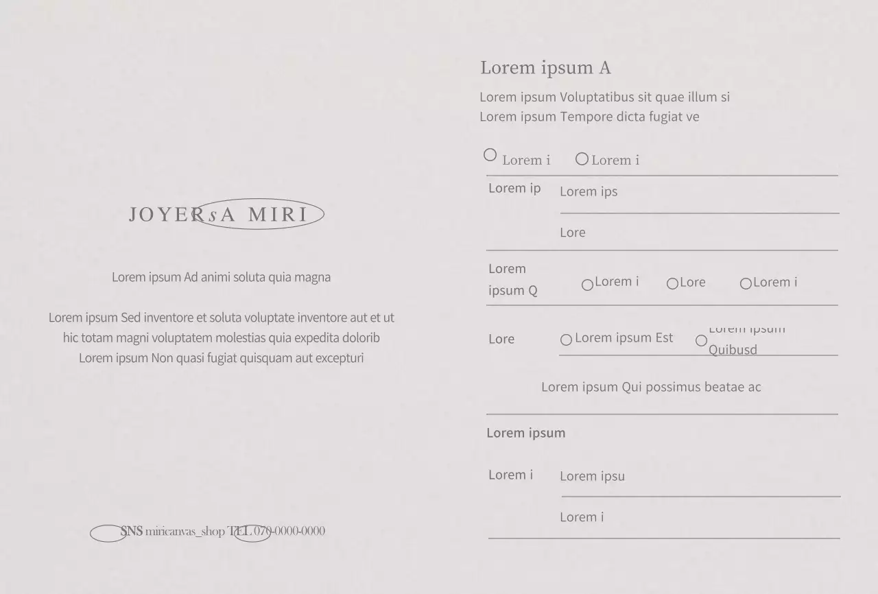 Solicitud para una joyería emocional en Warm Grey