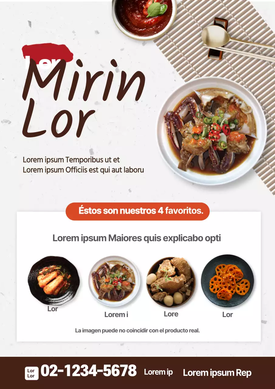 Anuncie con antelación los platos más populares de su restaurante