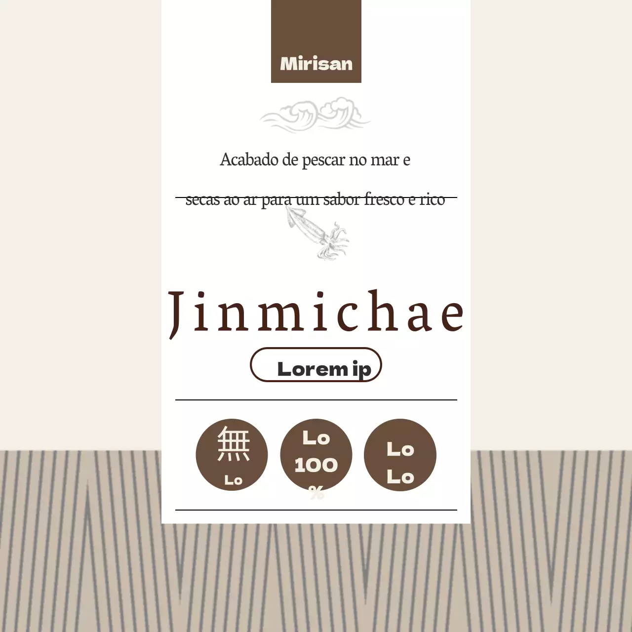 Jinmichae Adesivo de círculo de peixe seco