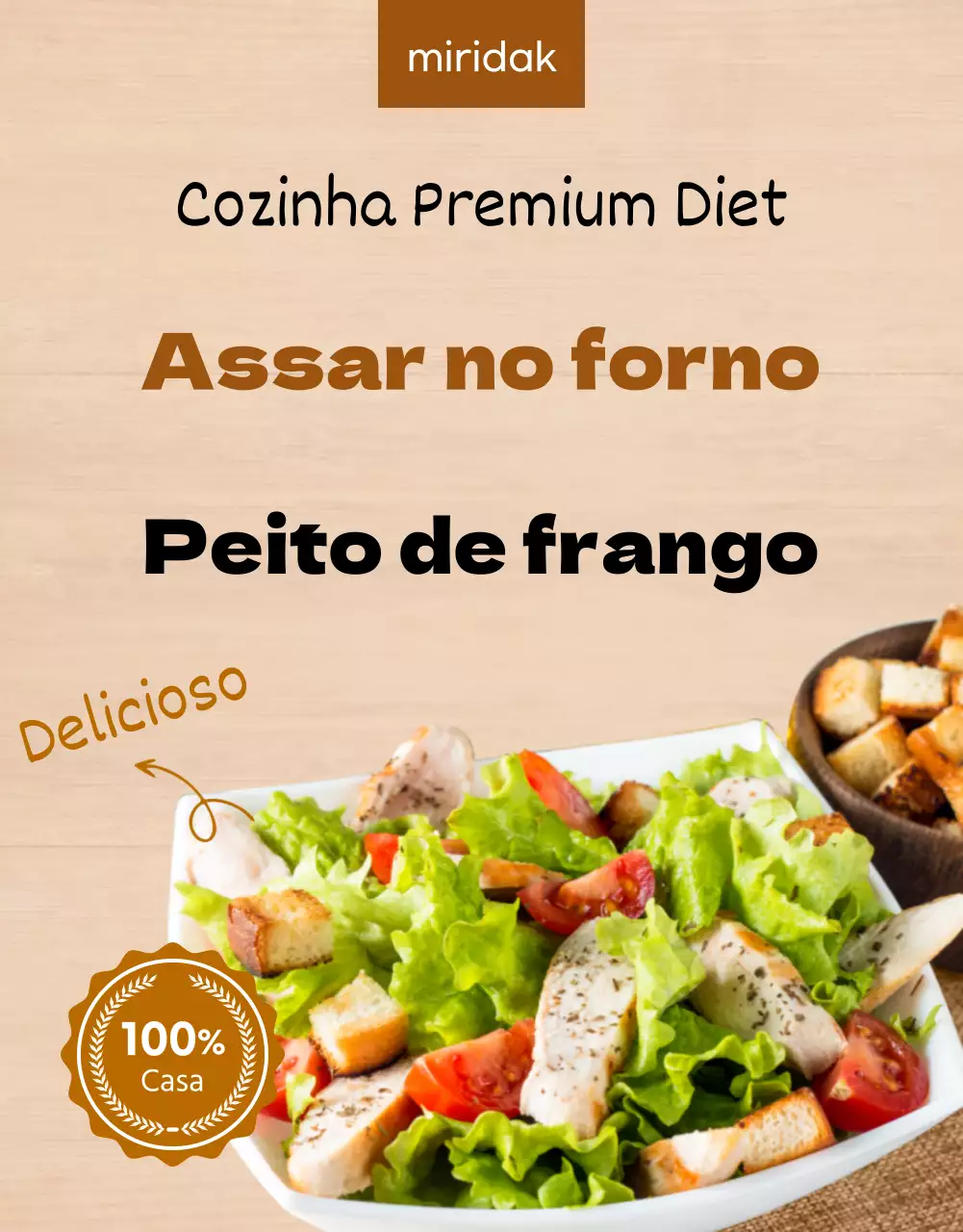Brown's Diet Peitos de Frango página de pormenor