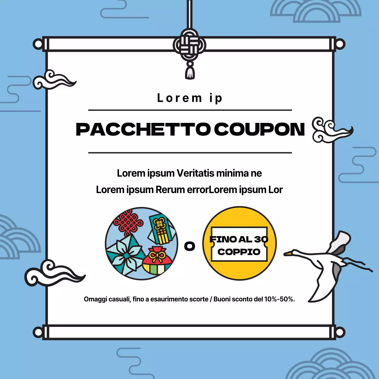Pacchetti di coupon per le vacanze