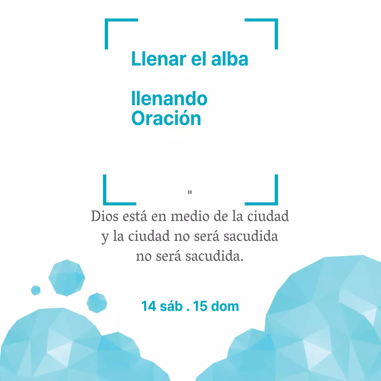 Oraciones para llenar el amanecer