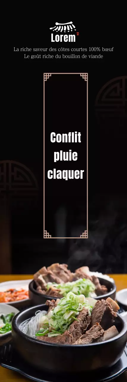 Bannière des côtes calmes