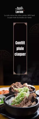 Bannière des côtes calmes