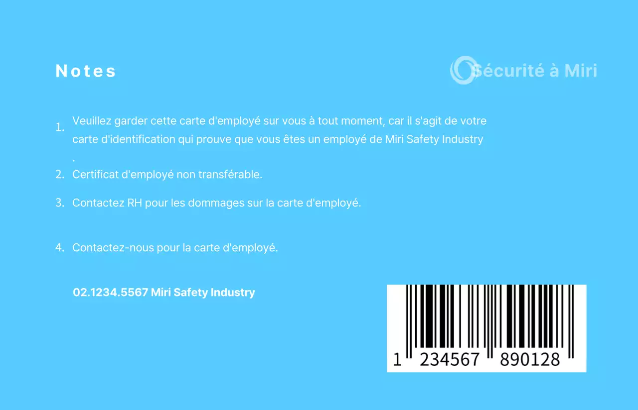 Un certificat de temple bleu et soigné