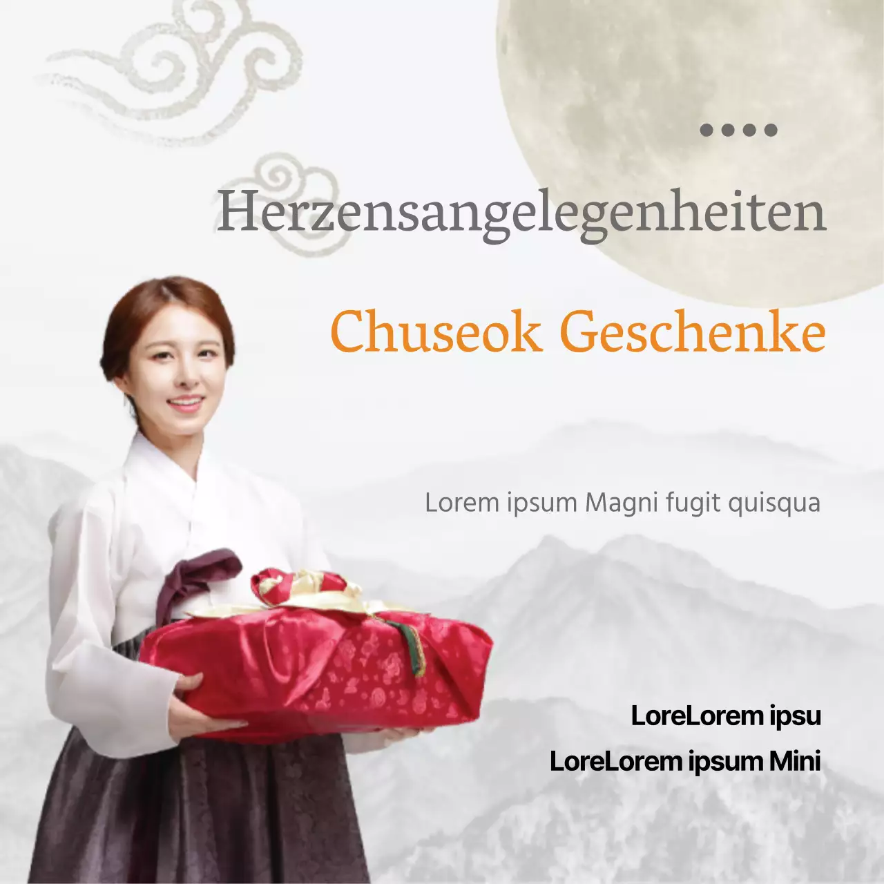 Herzliche Chuseok-Geschenke
