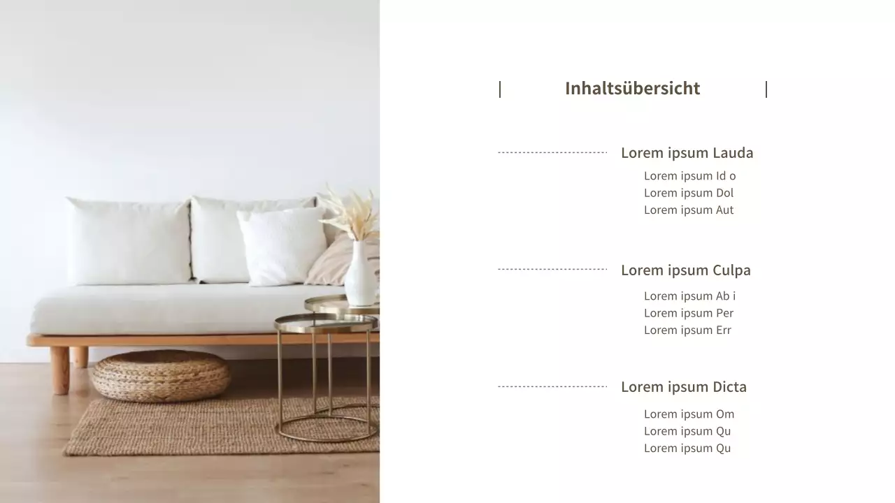 Braunton Emotionales Interieur Vorlage