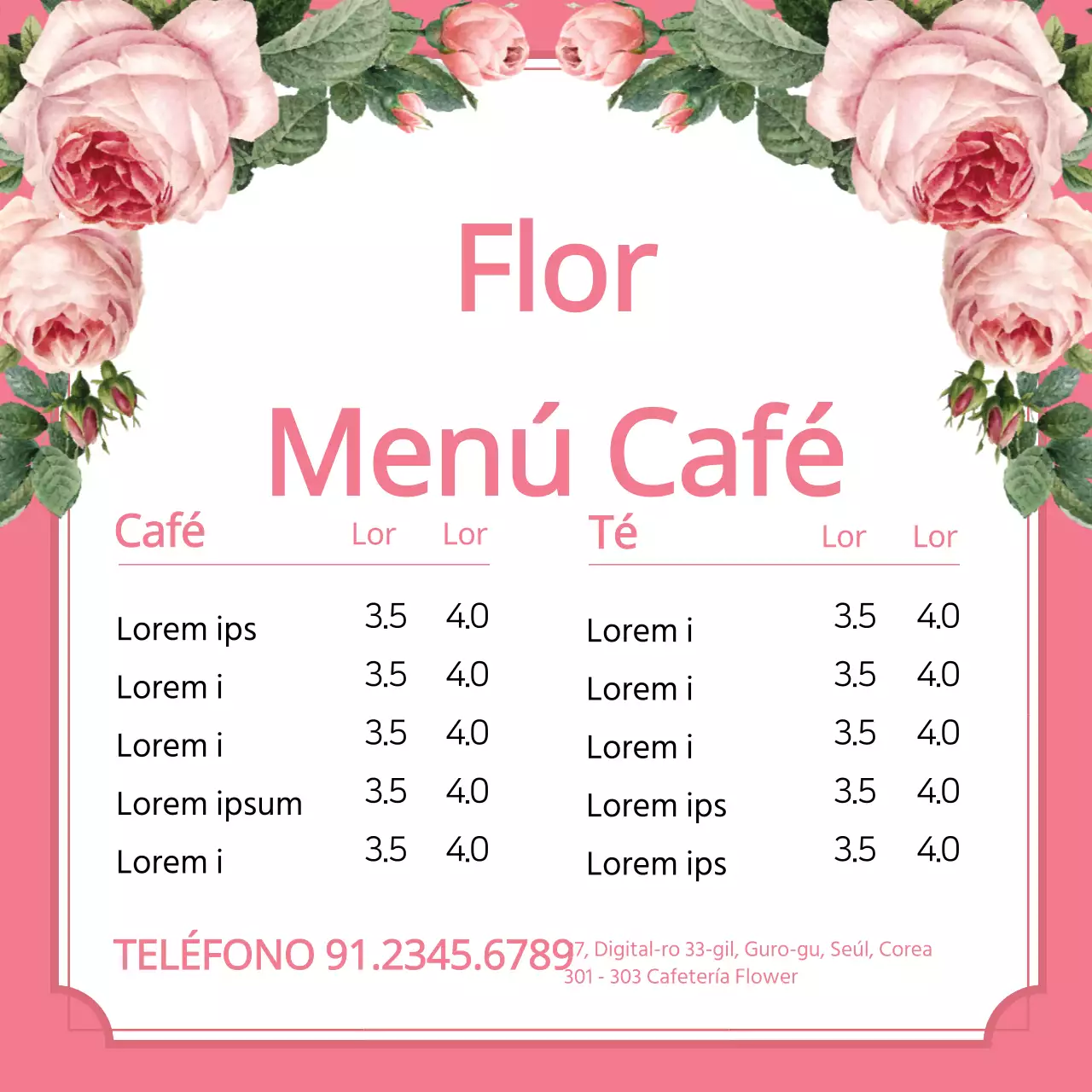 Café de las flores 01