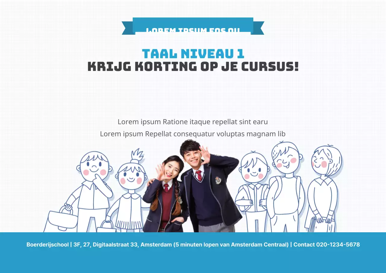 Korting op cursusgeld