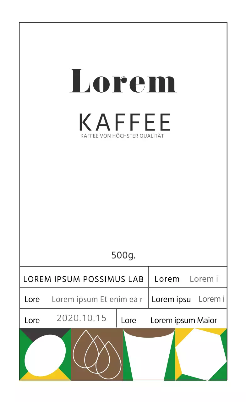 Cafebohnen-Etikett 01