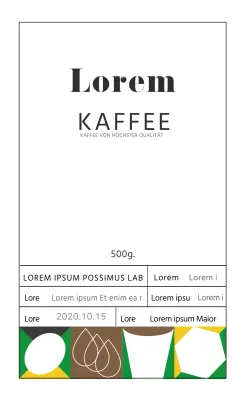 Cafebohnen-Etikett 01