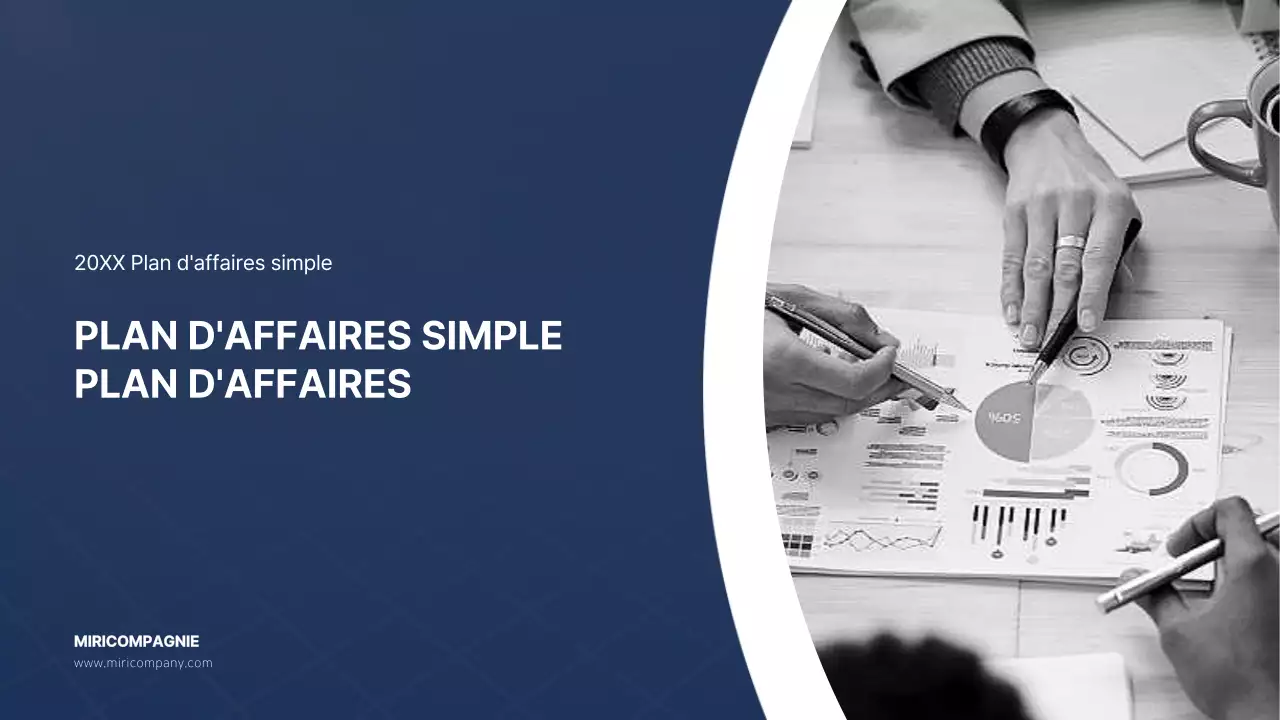 Modèle de plan d'affaires simple