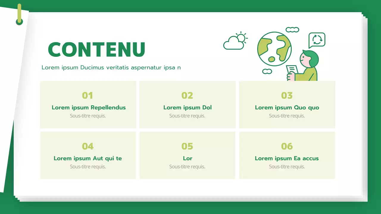 Étudier le changement climatique et les gaz à effet de serre d'une manière verte et propre