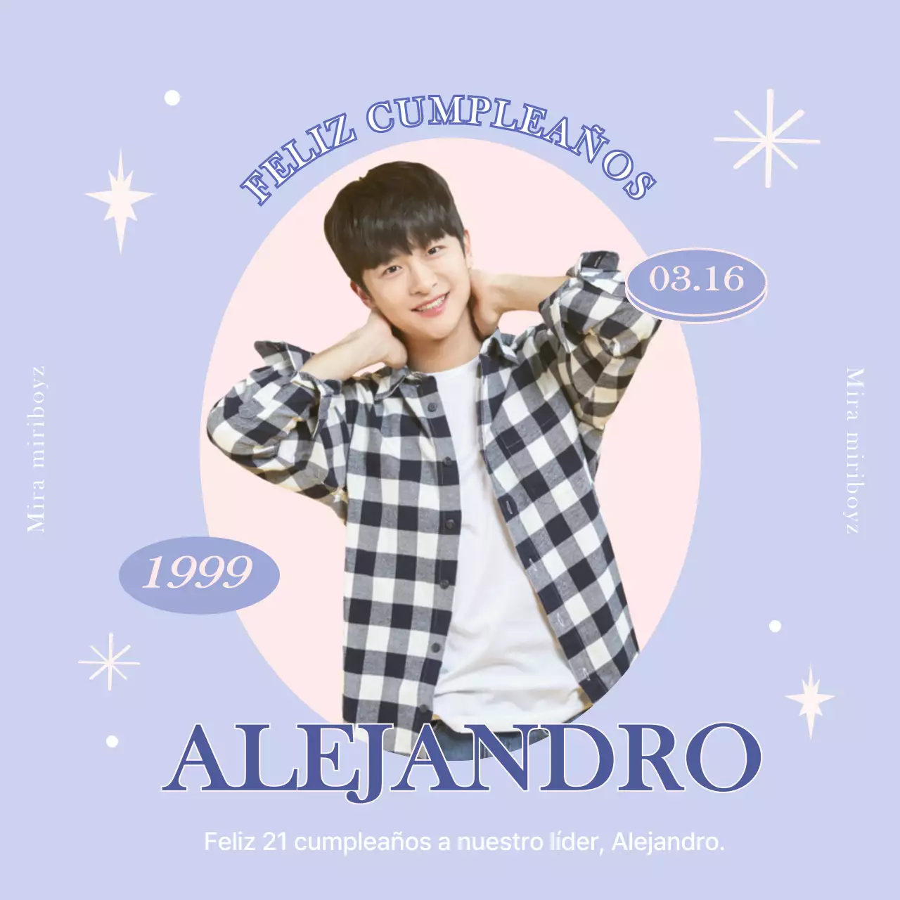 Detalles de la celebración del cumpleaños del ídolo malva y rosa