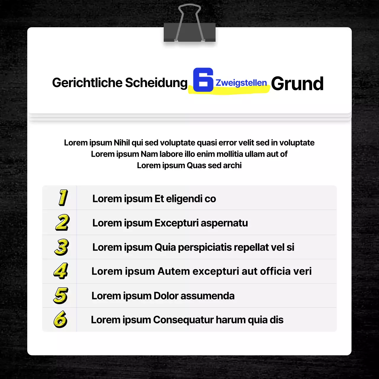 Leitfaden für die Konsultation eines Anwalts mit einem einfachen Thema aus dem Blauen Buch