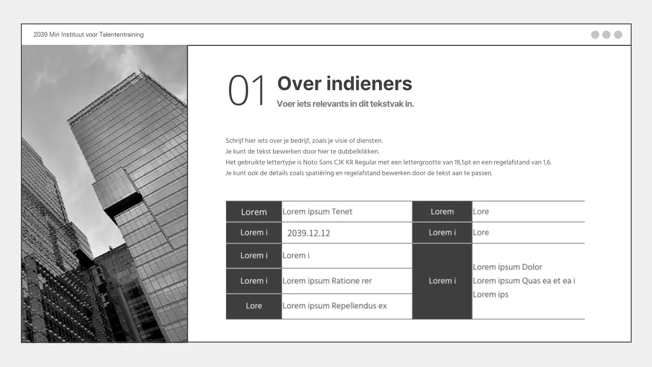 Zakelijk voorstel trainingsprogramma op maat PPT by Grayton