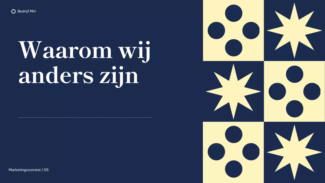 document modern marketingvoorstel marine