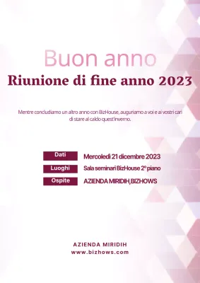 Riunioni di fine anno