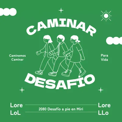 Anuncio de la marcha verde y blanca de primavera plaza del acontecimiento