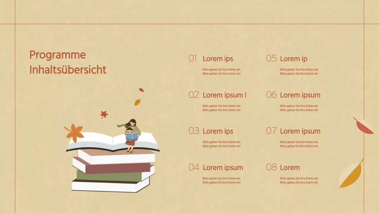 Herbstliche Lesestunde in Braun- und Beigetönen