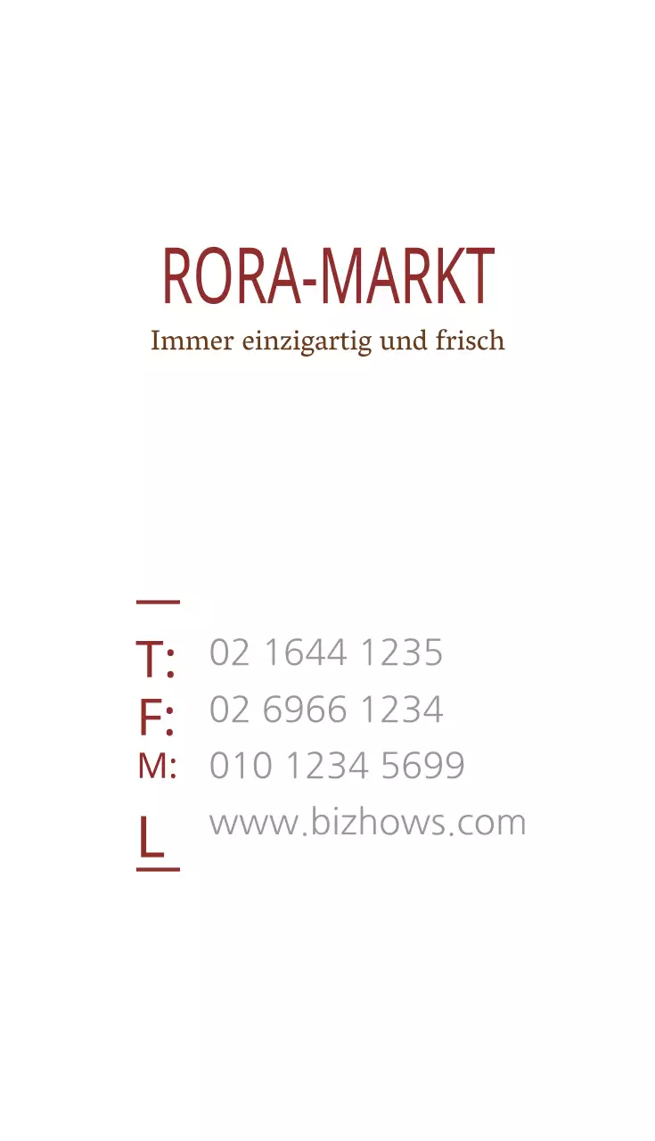 RORA-MARKT