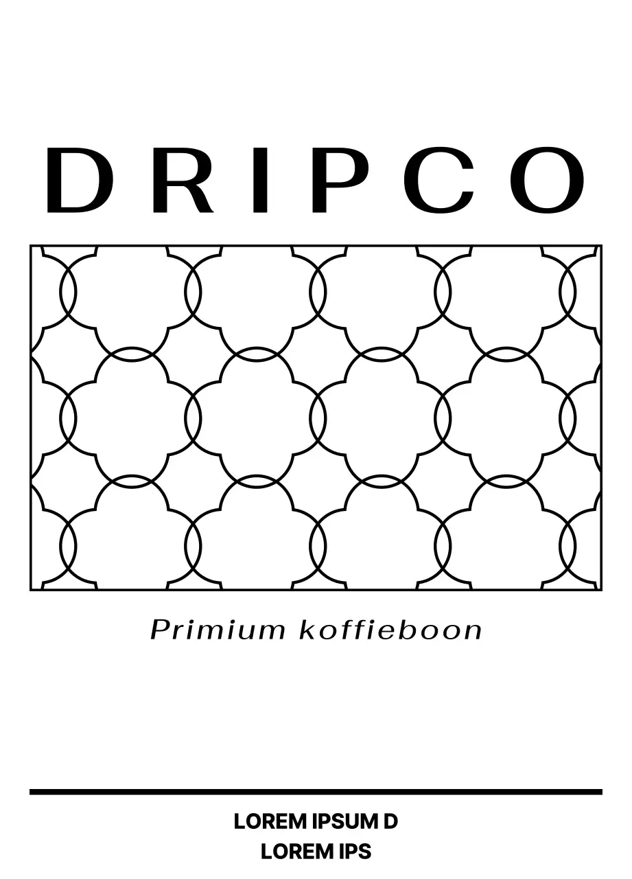 Ontwerp met een patroon van zwarte lijnen