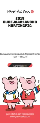 Nieuwjaarskorting varken