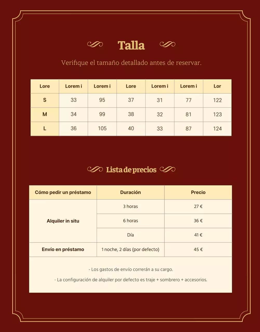 Más información sobre el alquiler de disfraces retro con flores
