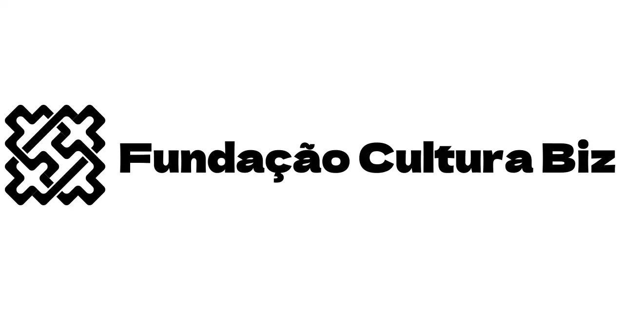 Um estilo de logótipo simples e limpo na tradição coreana de cores pentagonais Material promocional para a Fundação da Cultura