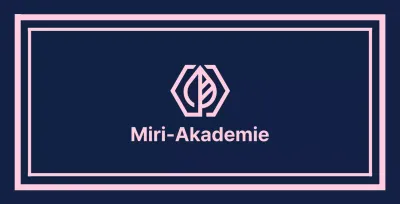 Gakuen Academy Valkyrie auf marineblauem Hintergrund mit rosa Randlinie