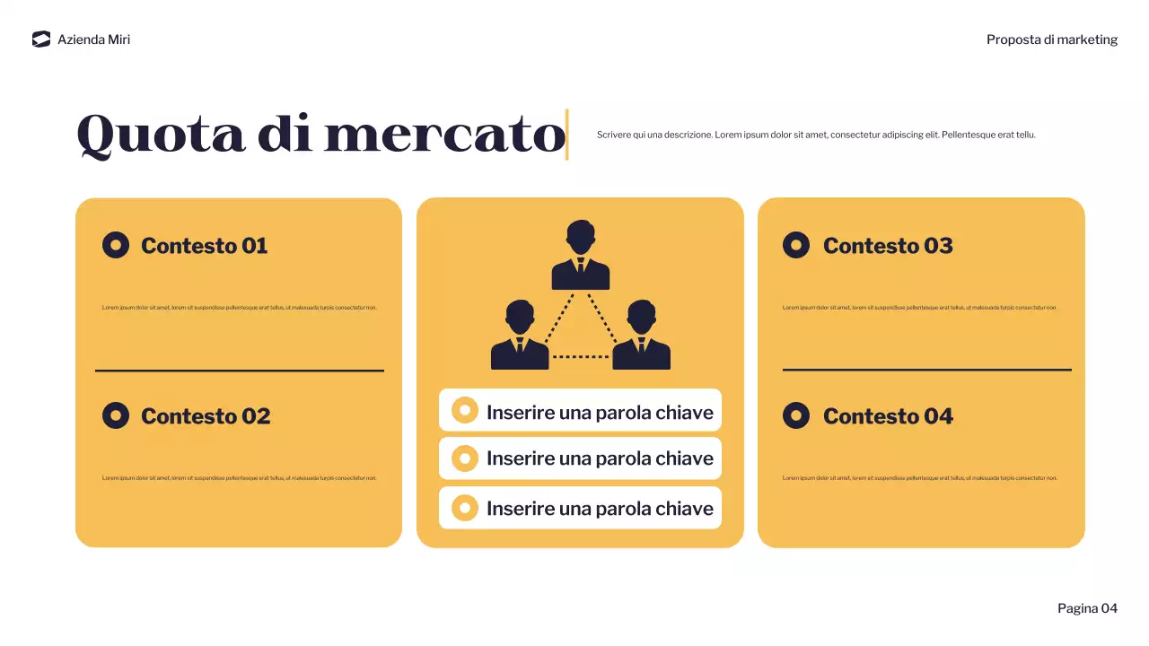 documento di marketing moderno della marina militare