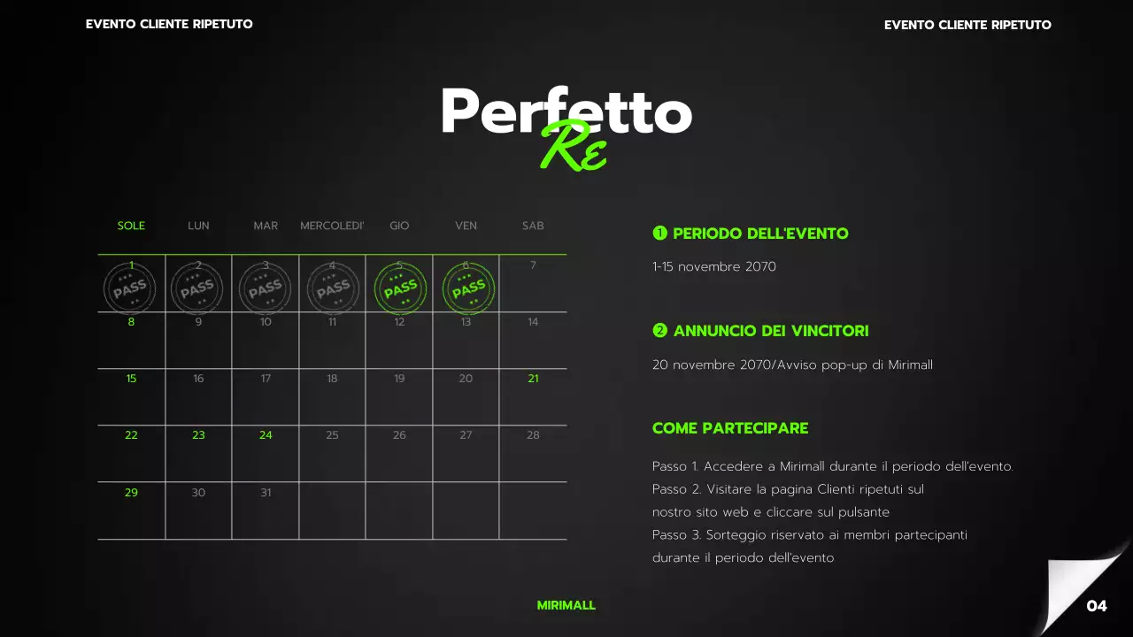 Un semplice organizzatore di eventi per il Black Friday di un centro commerciale in nero e verde lime