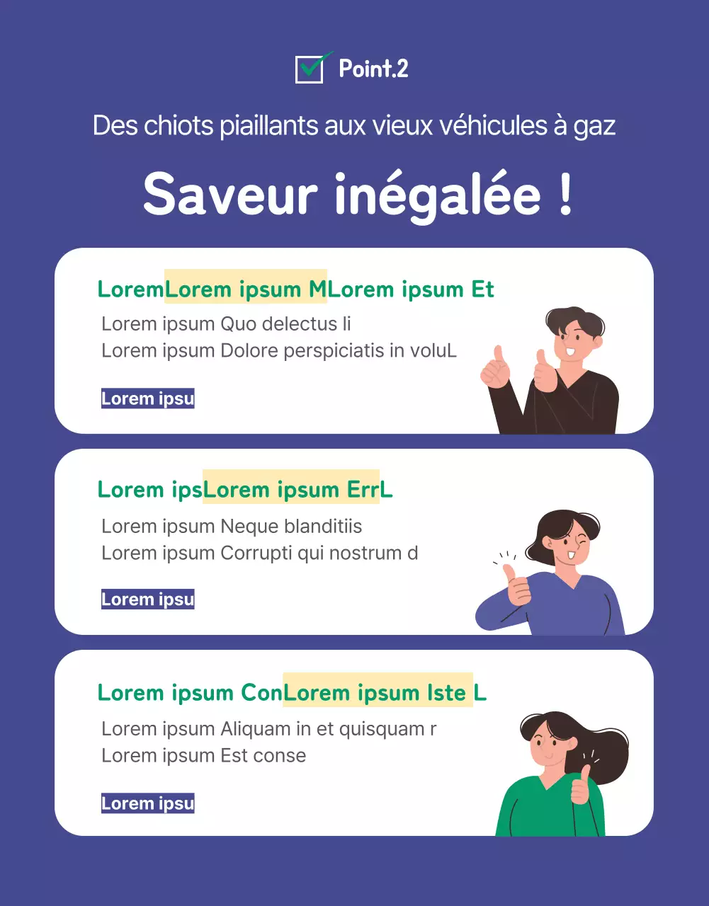 Mignonnes friandises bleues et vertes pour chiens page détaillée