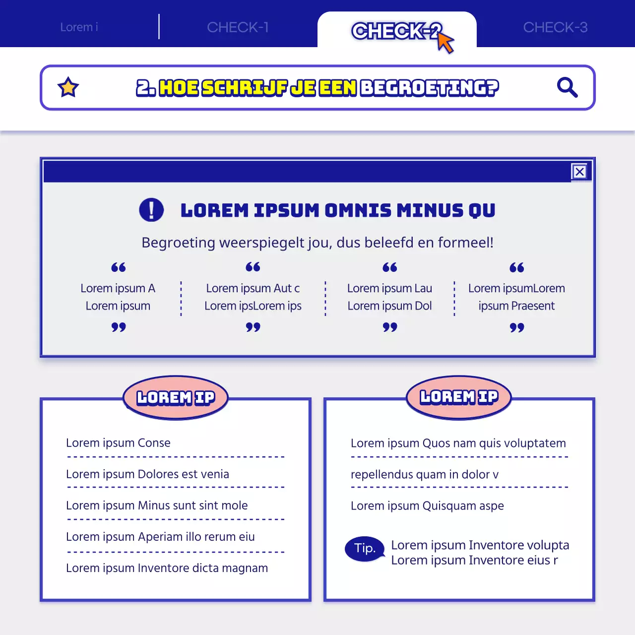 Etiquette en voorbeelden voor het schrijven van e-mails in blauw en wit