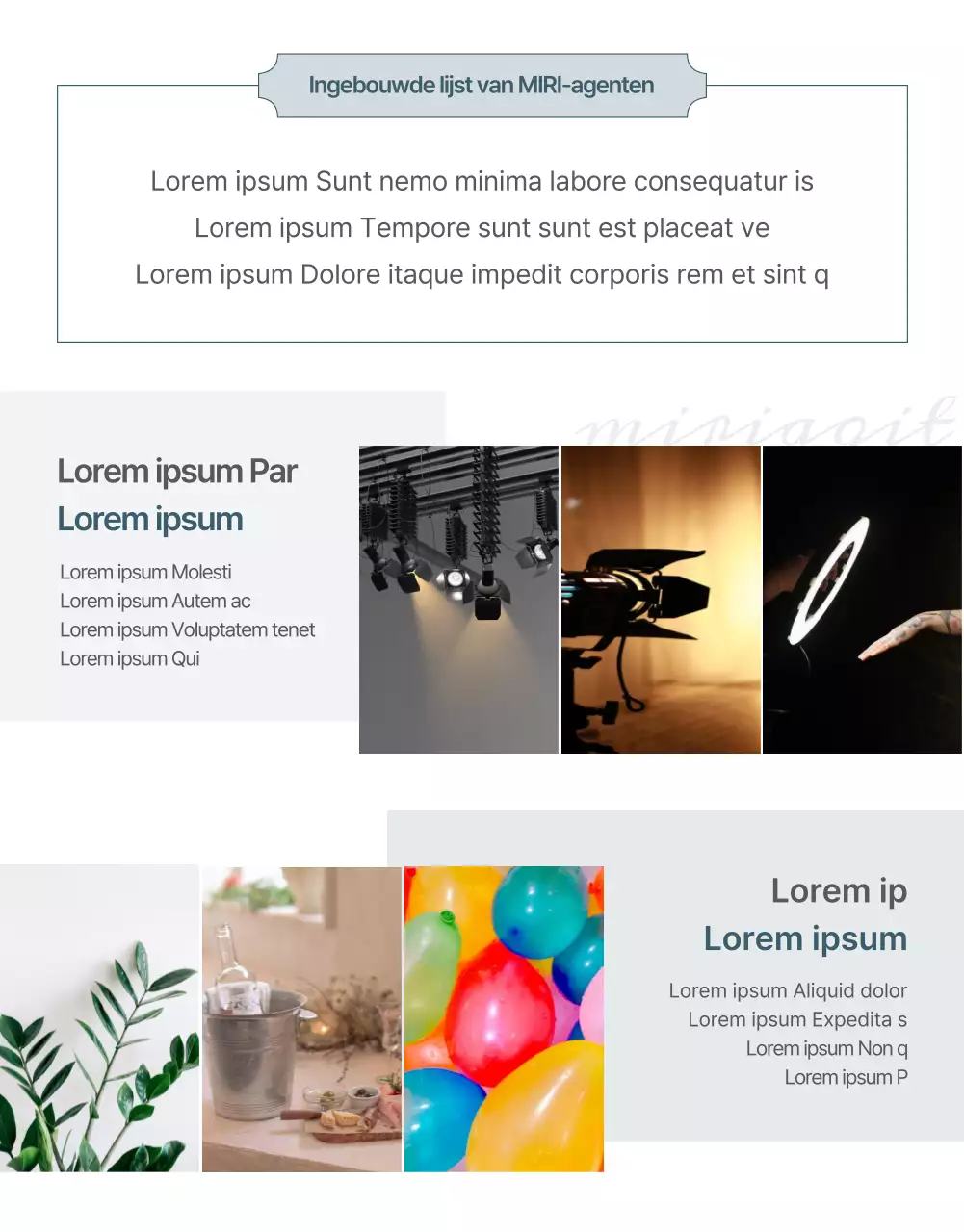 Turquoise selfie studio detail pagina