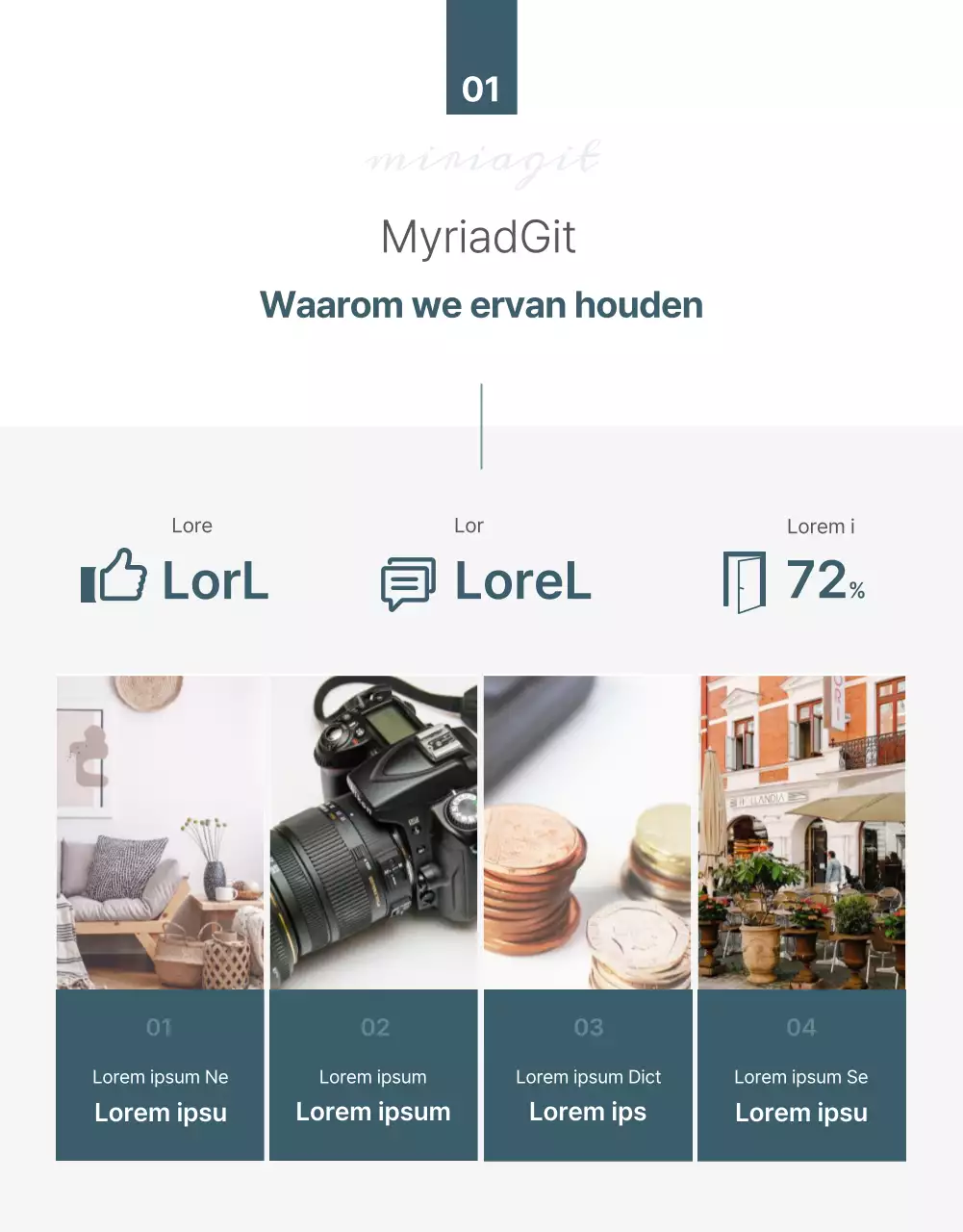 Turquoise selfie studio detail pagina