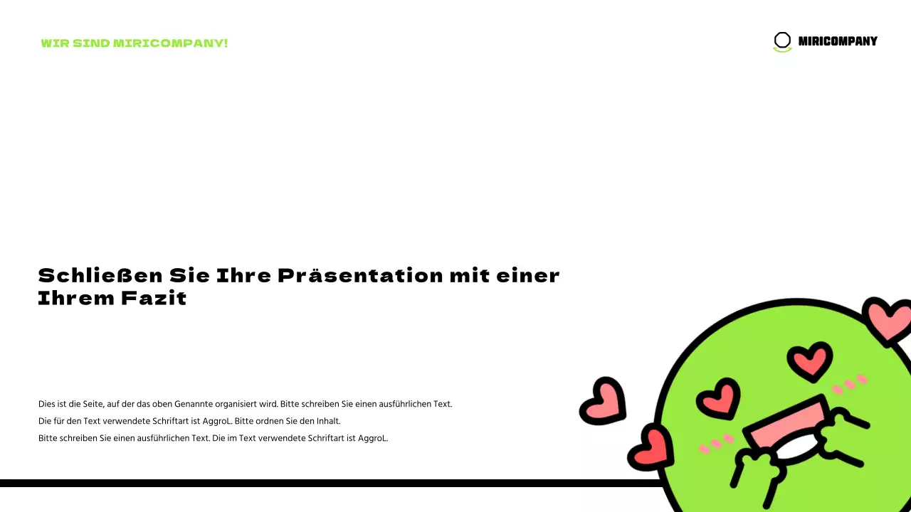 Niedliche Figuren in Chartreuse und ein klares Layout