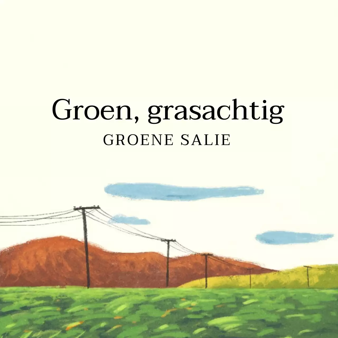 Groene, grasachtige geurverspreider