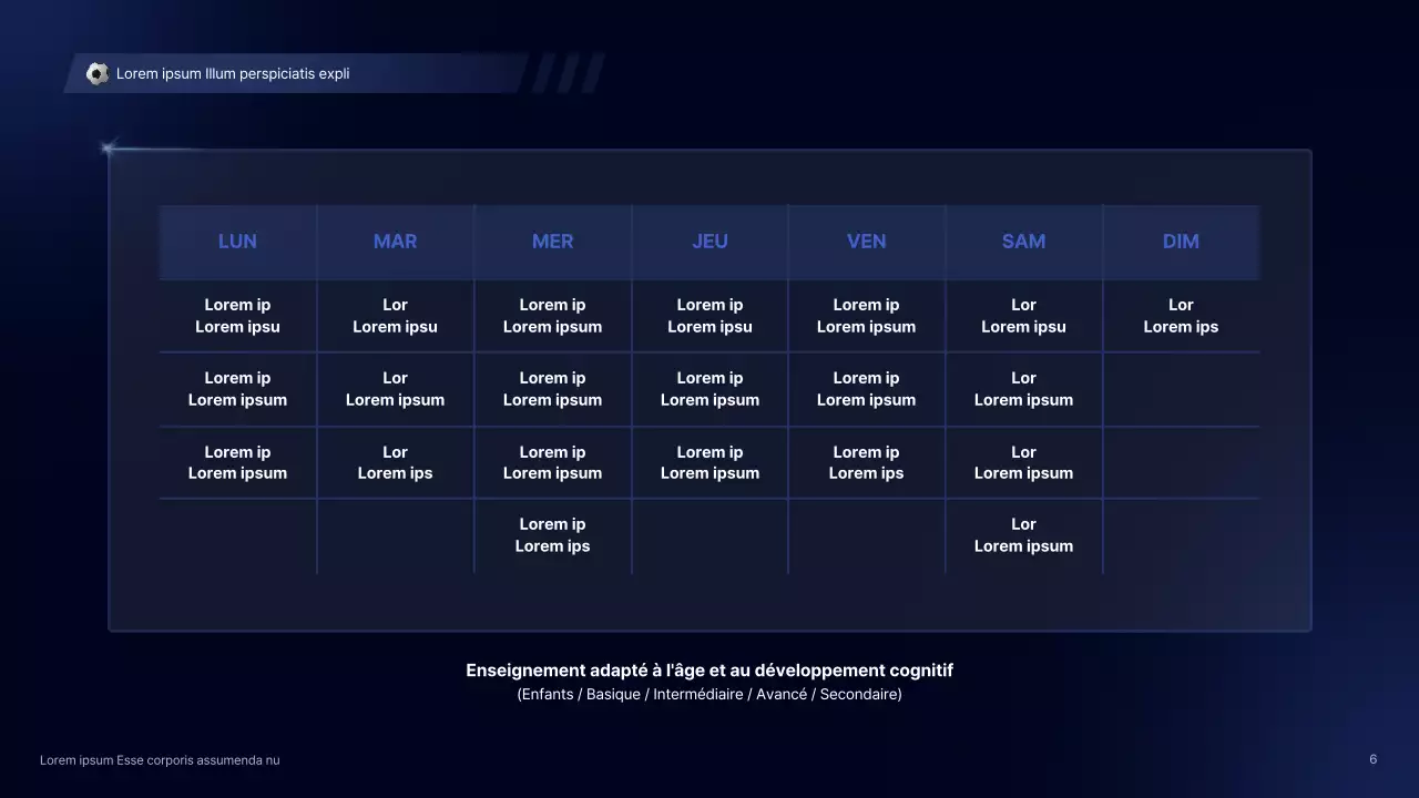 Guide de recrutement des clubs de football pour le programme cyberconceptuel d'activités extrascolaires de Sodomy