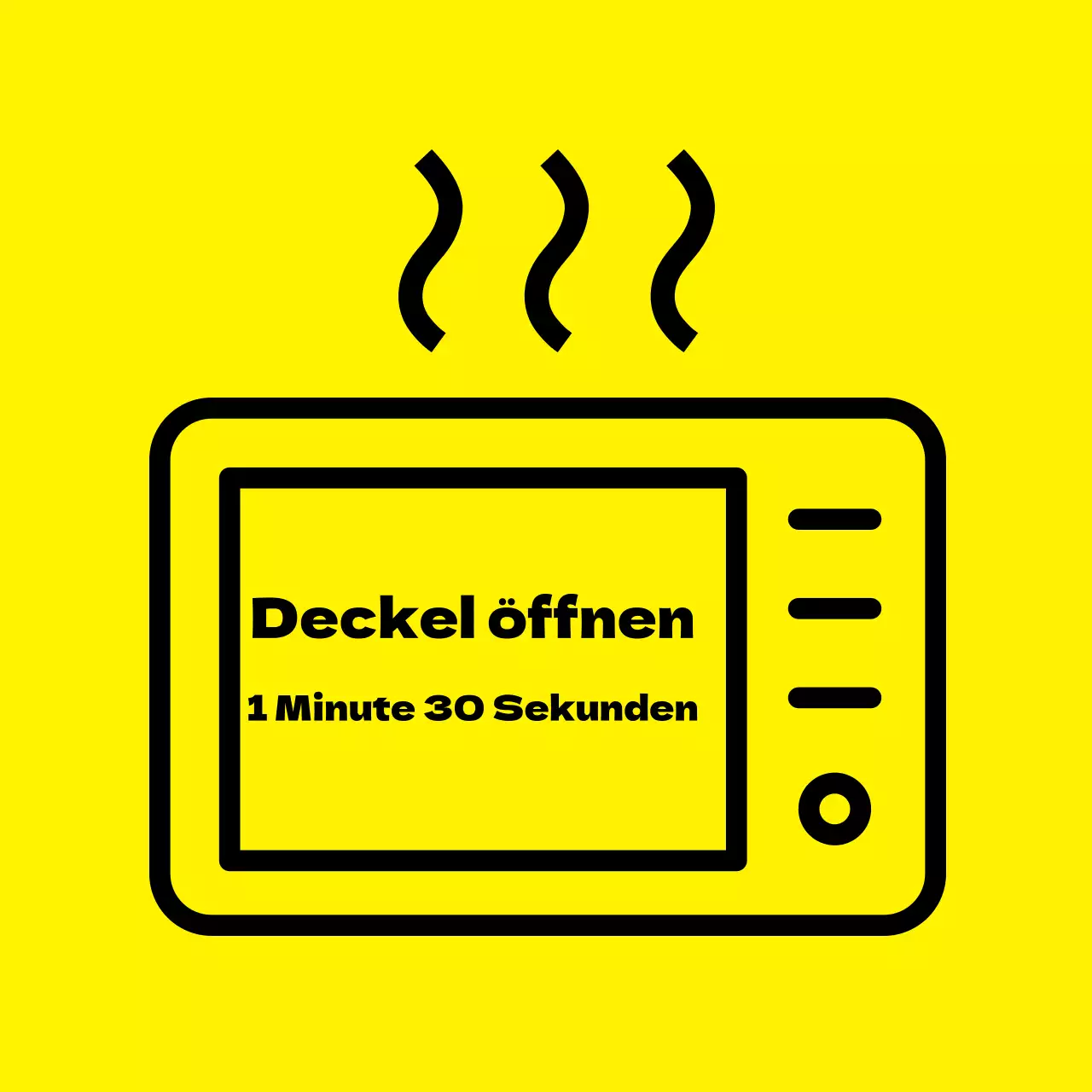 Anleitung für den Mikrowellenherd