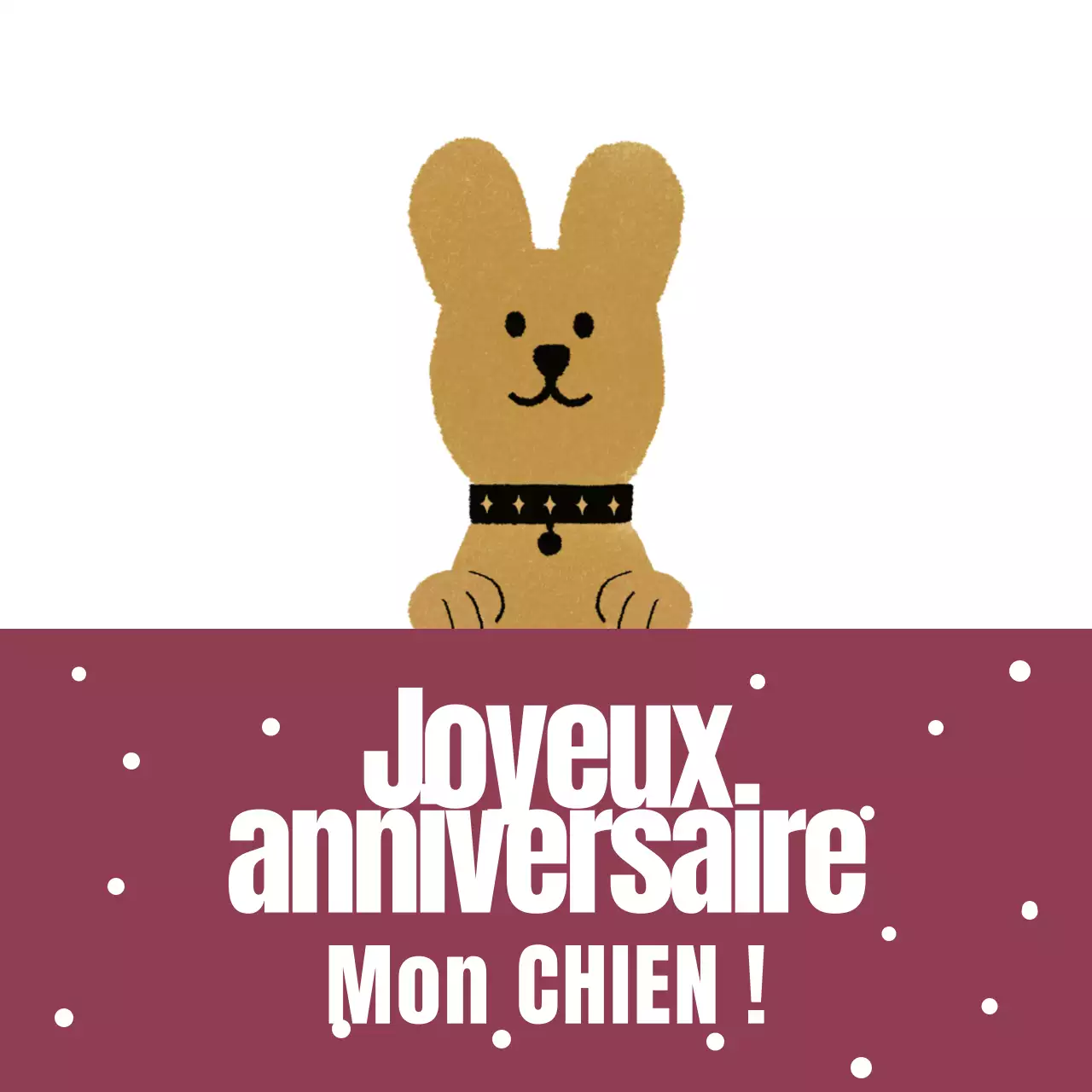 Anniversaire du chien