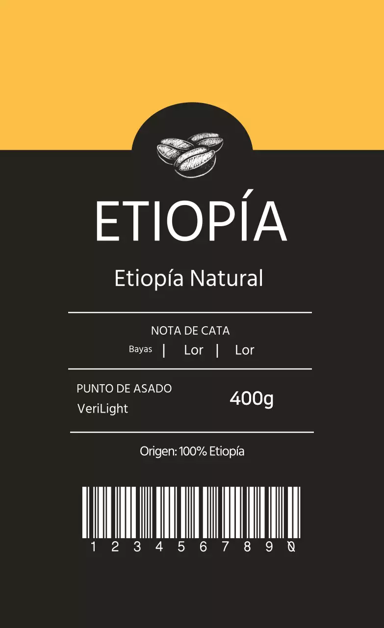 Alubias naturales etíopes