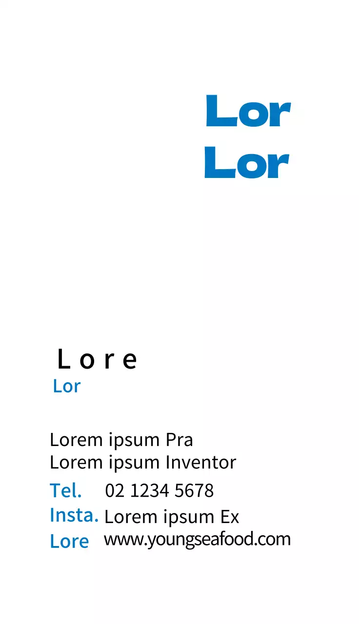 Blaue Illustration Neat Fishery