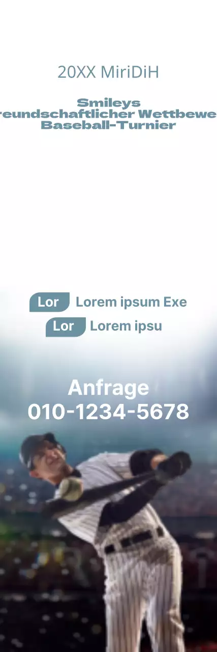 Freundschaftliches Baseball-Turnier