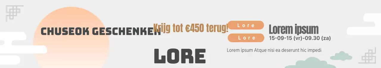 Chuseok-cadeaus vooraf reserveren