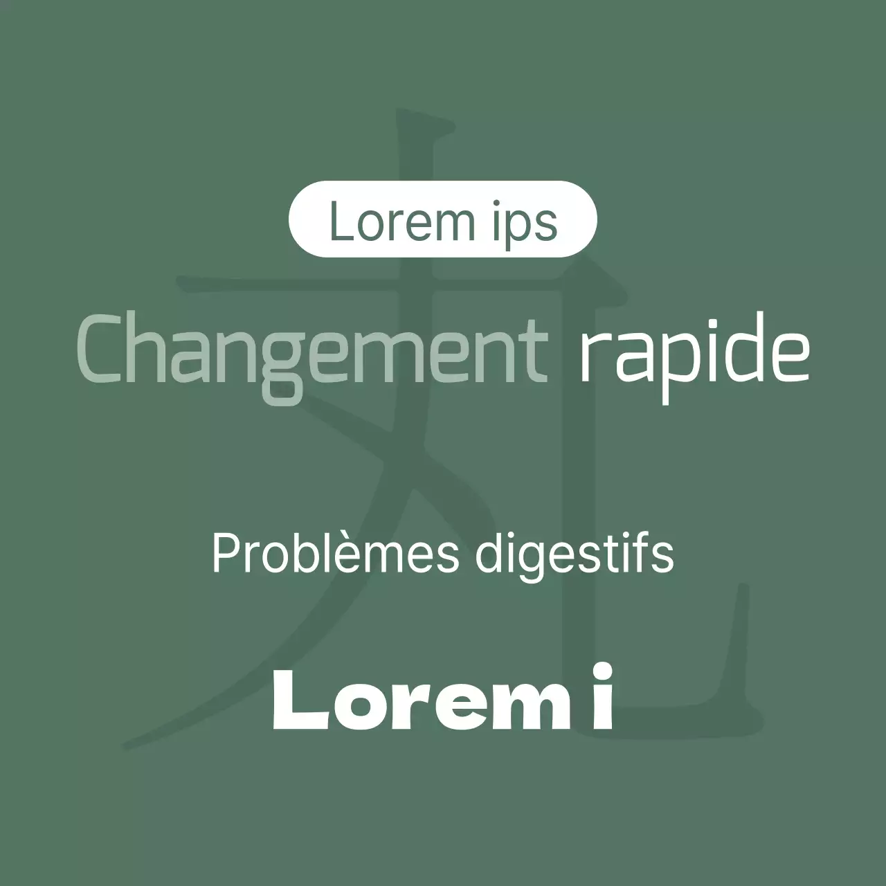 Transformation rapide