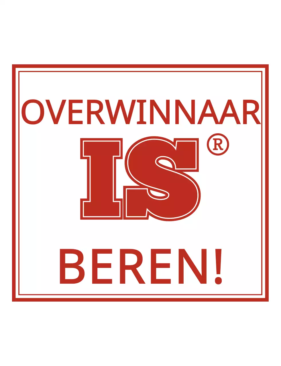 Eenvoudig en hip concept t-shirt in rood en wit