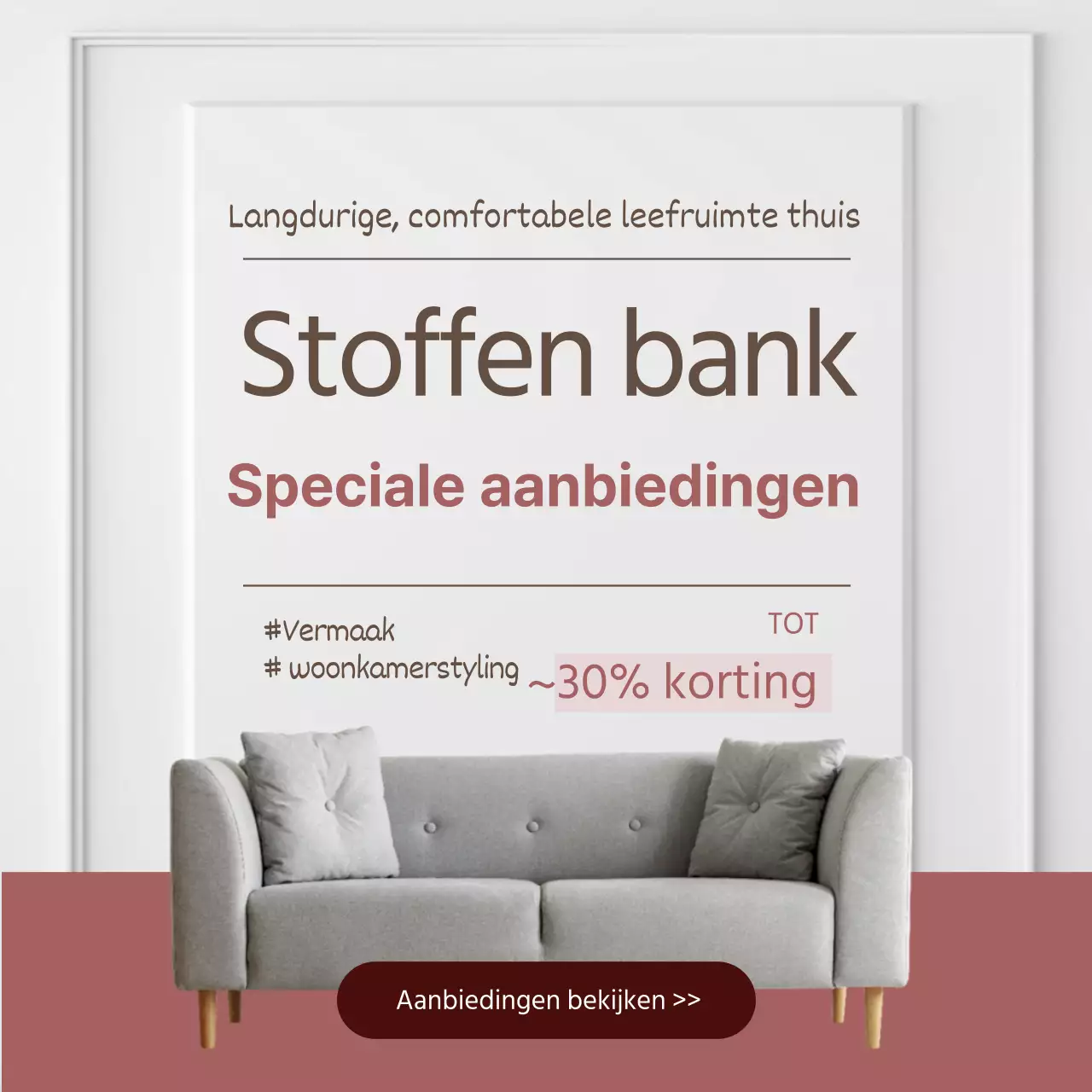 Roze en opgeruimde meubels in de uitverkoop voor een geweldige prijs