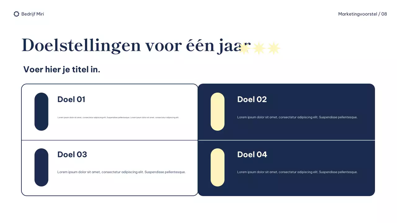 document modern marketingvoorstel marine