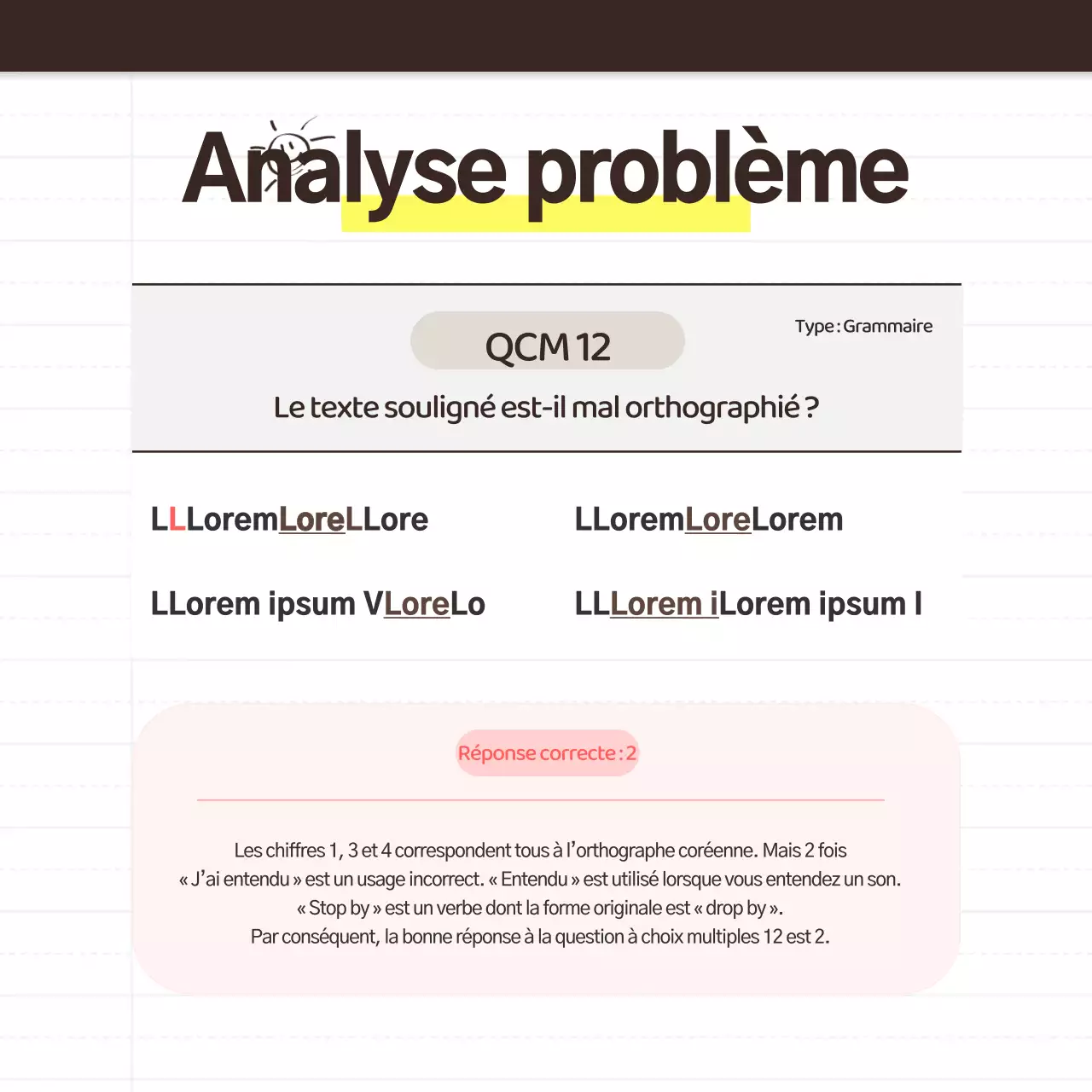 Une simple analyse de grade interne jaune et noire, une formation scolaire, une promotion de recrutement.